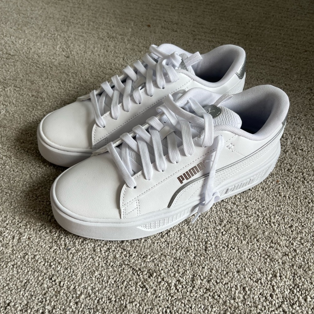 White Puma Sneakers